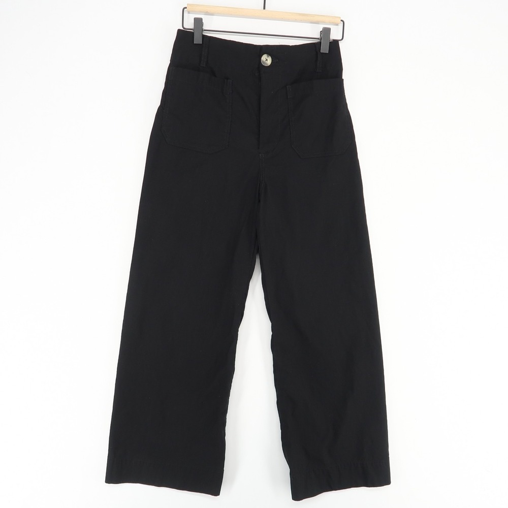 Anthropologie Wide-Leg Black Pants